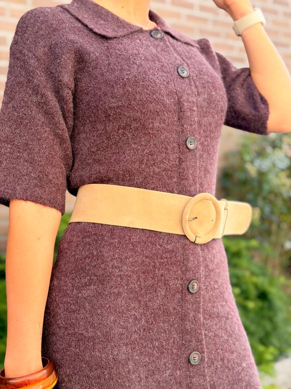 Signe Knit Dress Kaffe