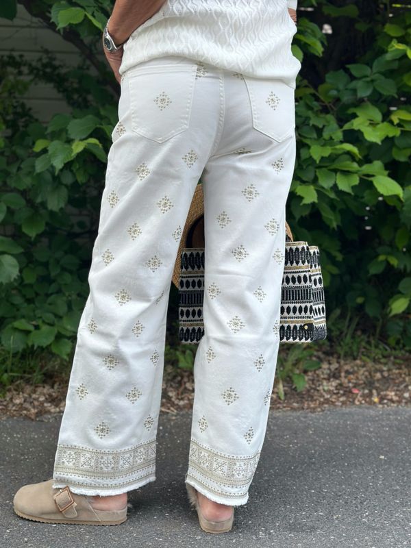 Embroidery Jeans