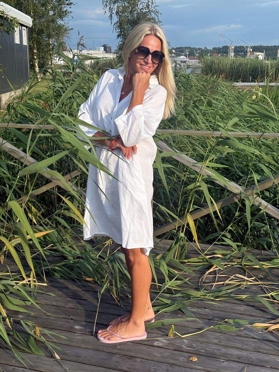 Amelie Linen Dress