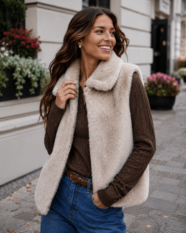 Vest Fake Fur Reunion