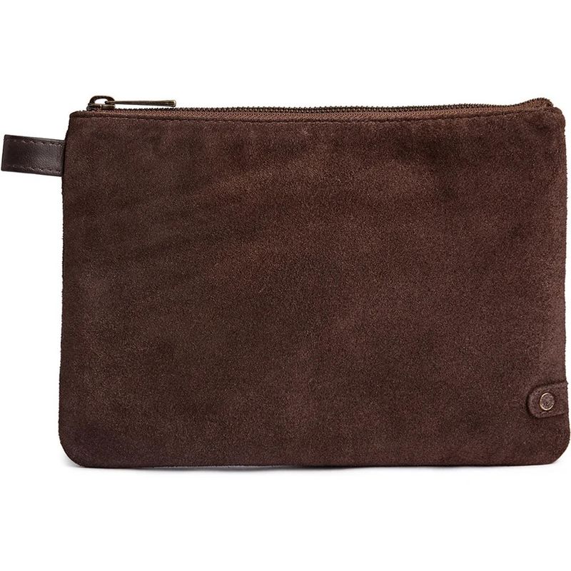 Bilbao Suede Clutch Bag