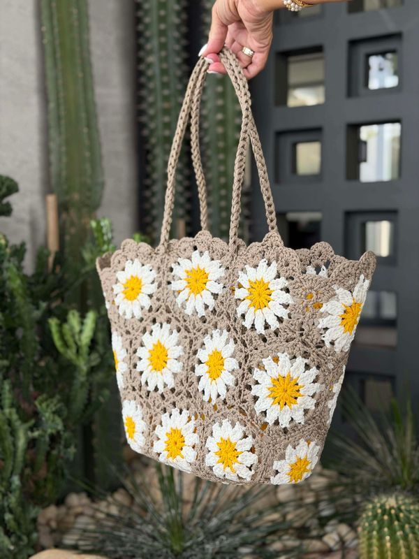 Flower Crochet Bag