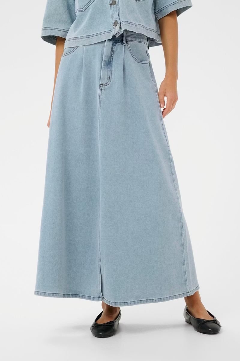 Aminna Denim Skirt Kaffe
