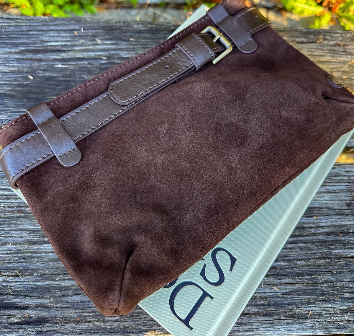 Cool Suede Clutch Depeche