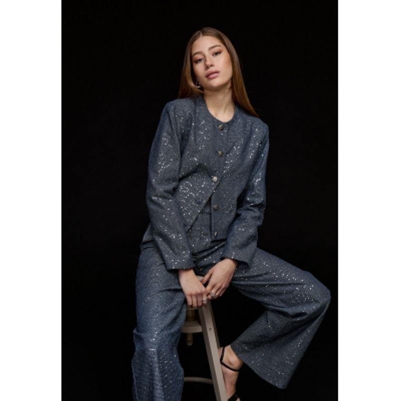 Codina High Waisted Pant Minus Str 34