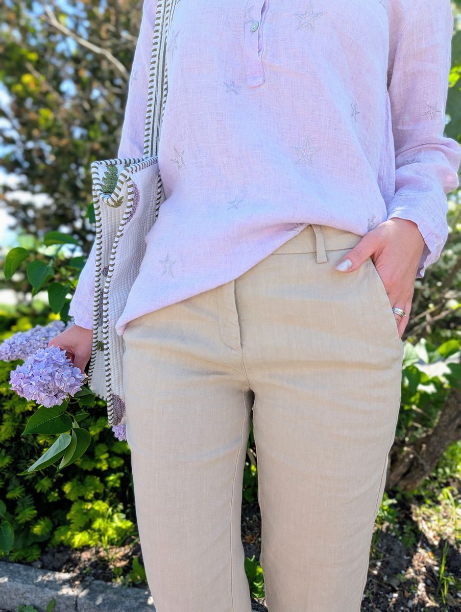 Star Linen Blouse