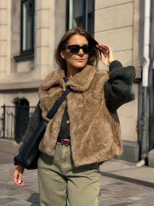 Hovedbilde Vest Fake Fur Reunion