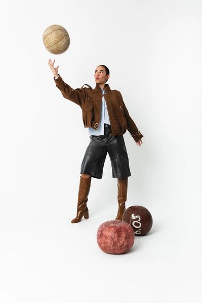 Hovedbilde Leather Shorts Petra Fit Coster Copenhagen 