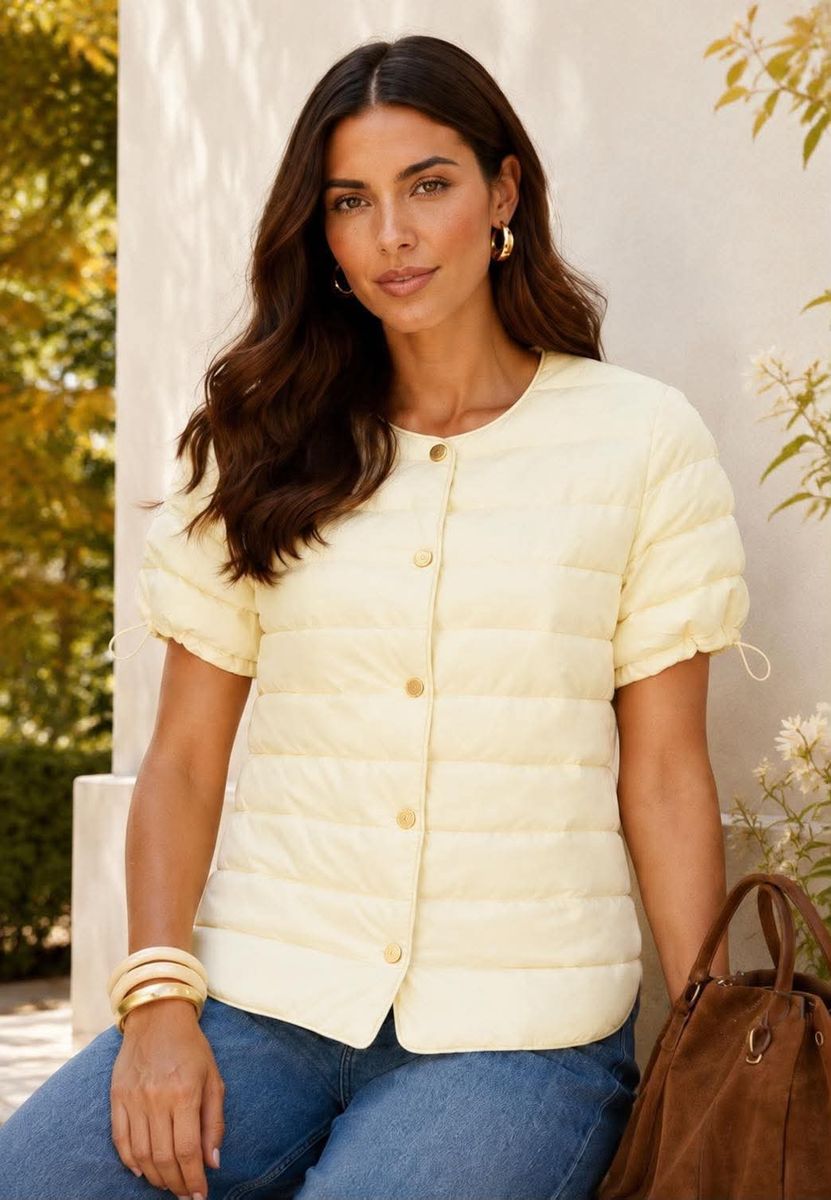Asta Quilted Short Sleeve Coster Copenhagen