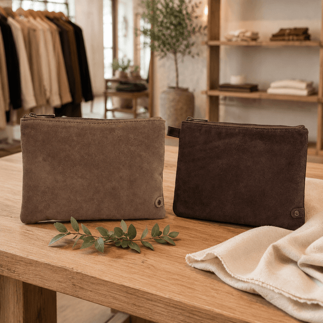 Hovedbilde Bilbao Suede Clutch Bag