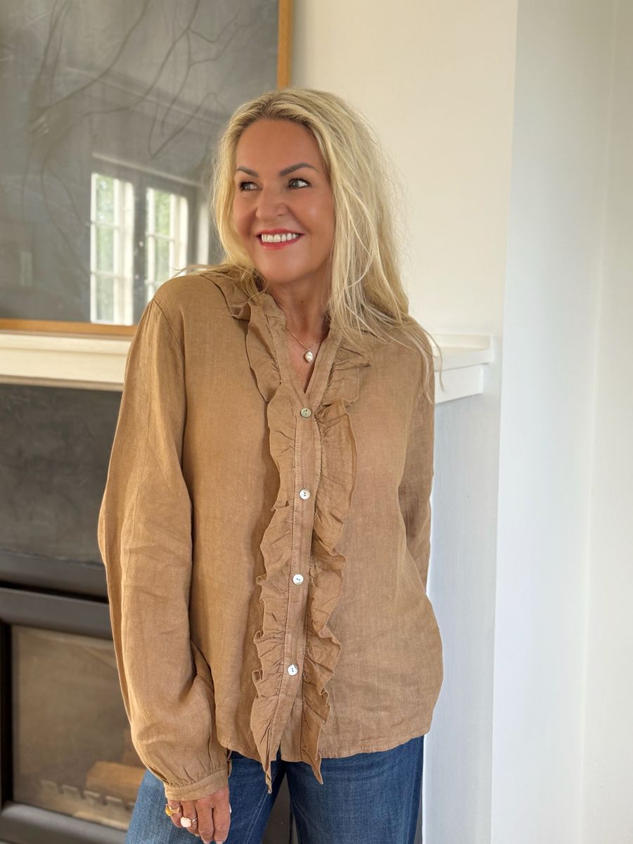 Liddy Linen Blouse Reunion