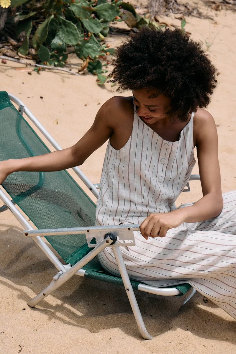 Linno Stripe Vest Ichi