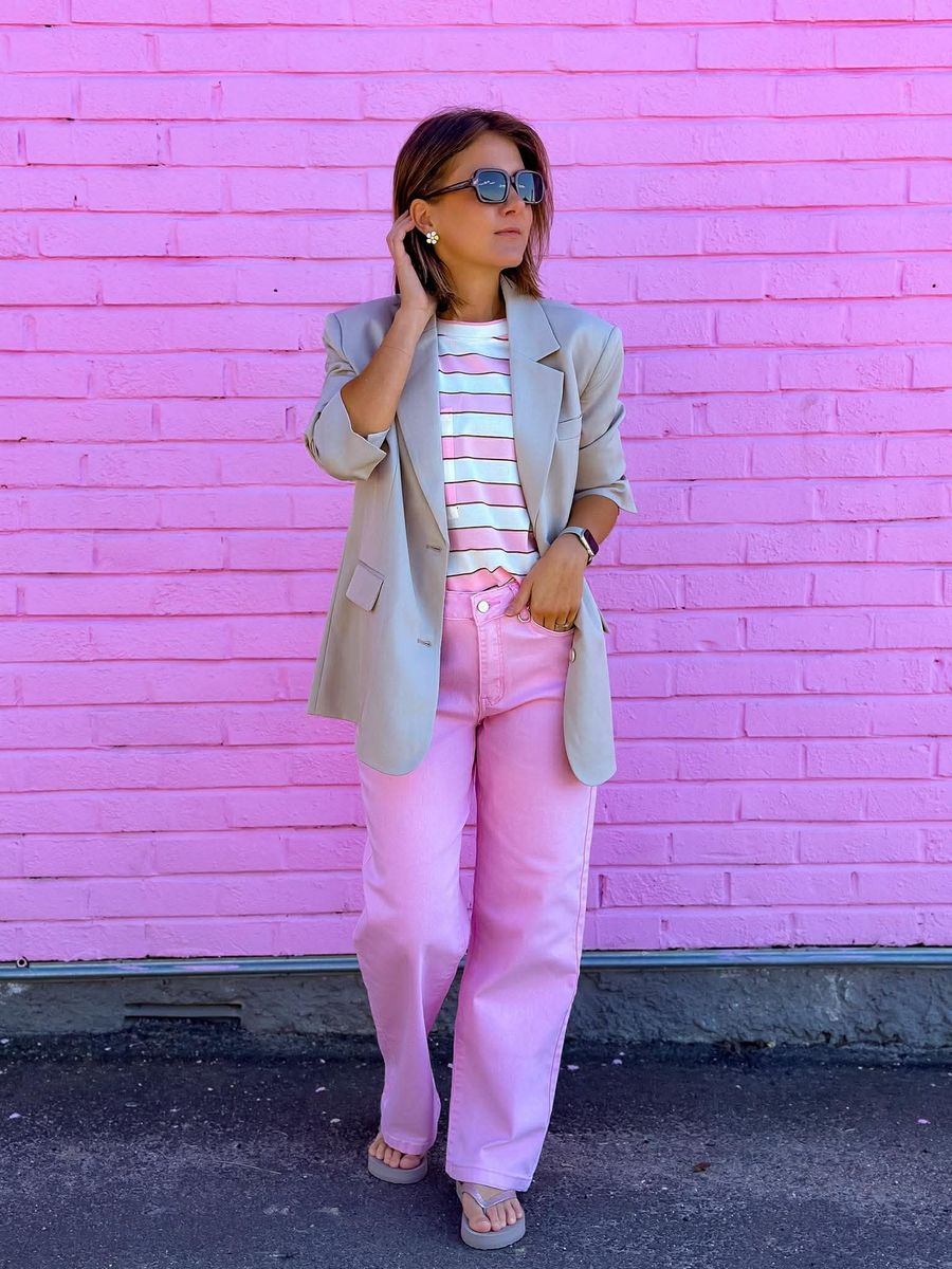 Jeans Pink Denim Coster Copenhagen