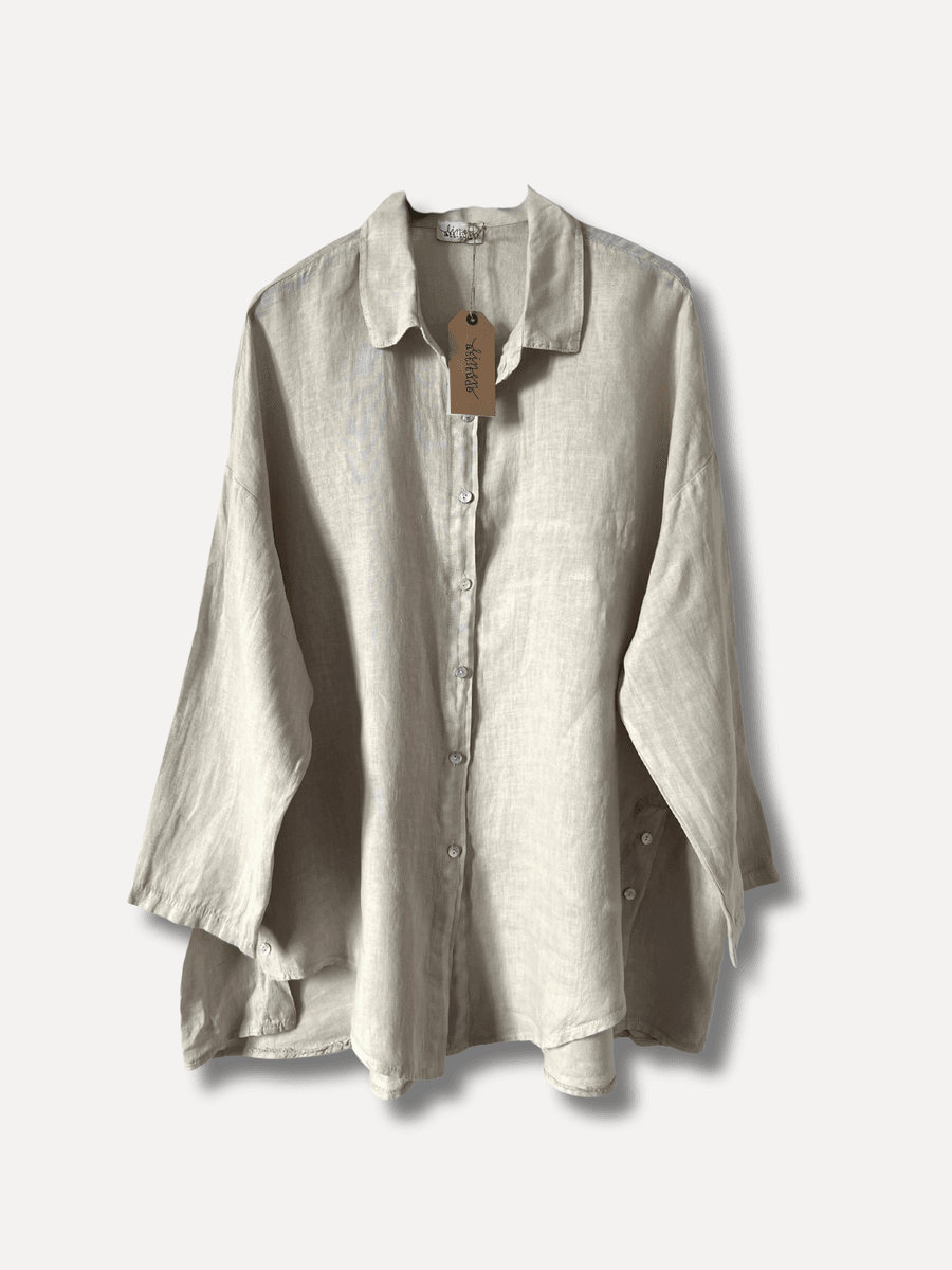 Lovely Attitude Linen Shirt Reunion