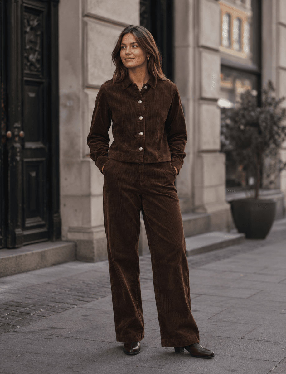 Sella Corduroy Pant Kaffe