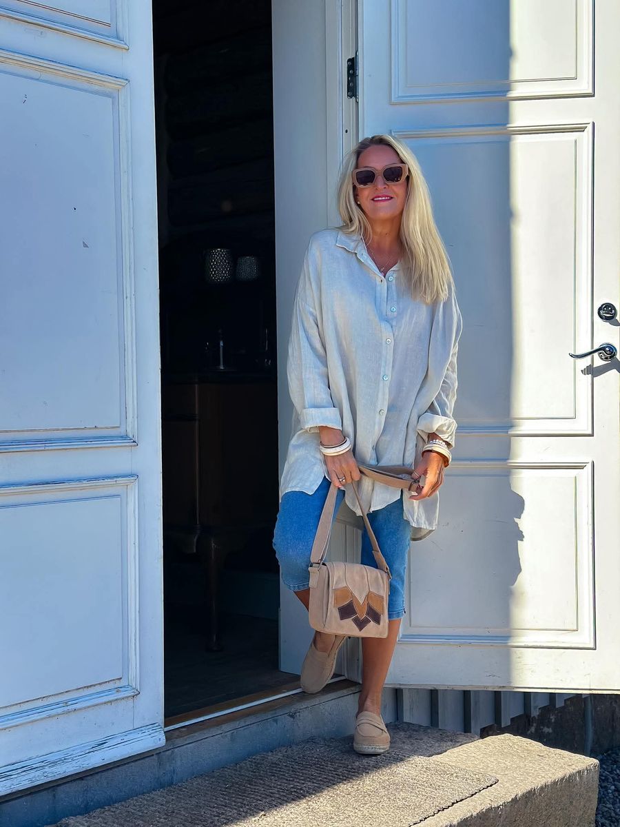 Lovely Attitude Linen Shirt Reunion
