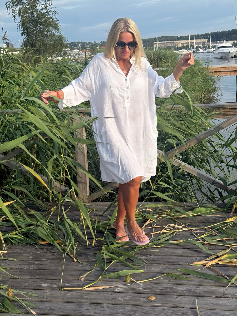 Amelie Linen Dress