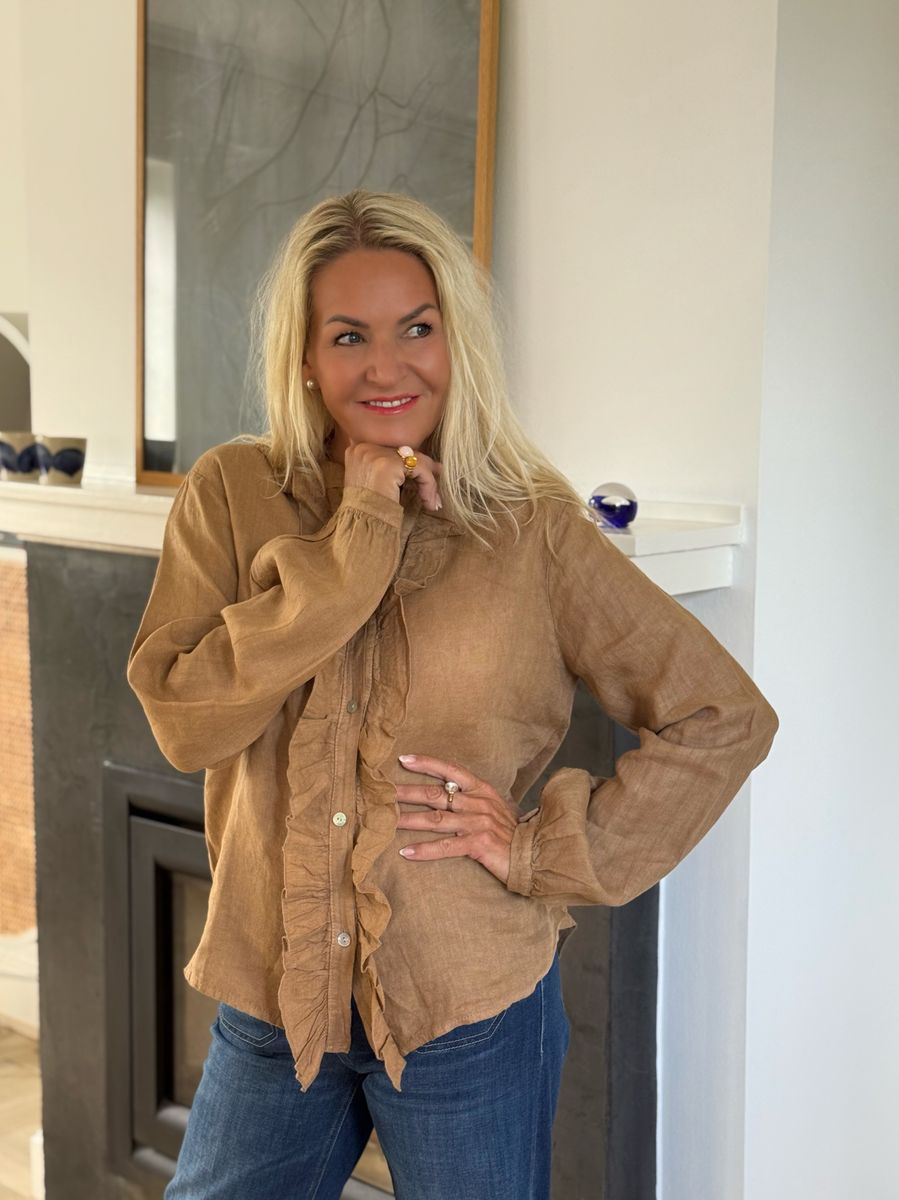 Liddy Linen Blouse Reunion
