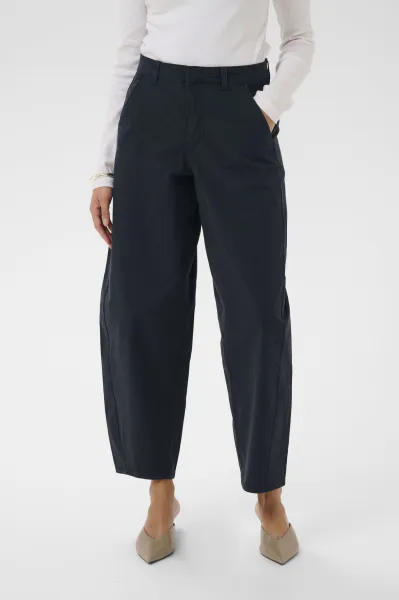 Hovedbilde Amette Barrel Pant Kaffe