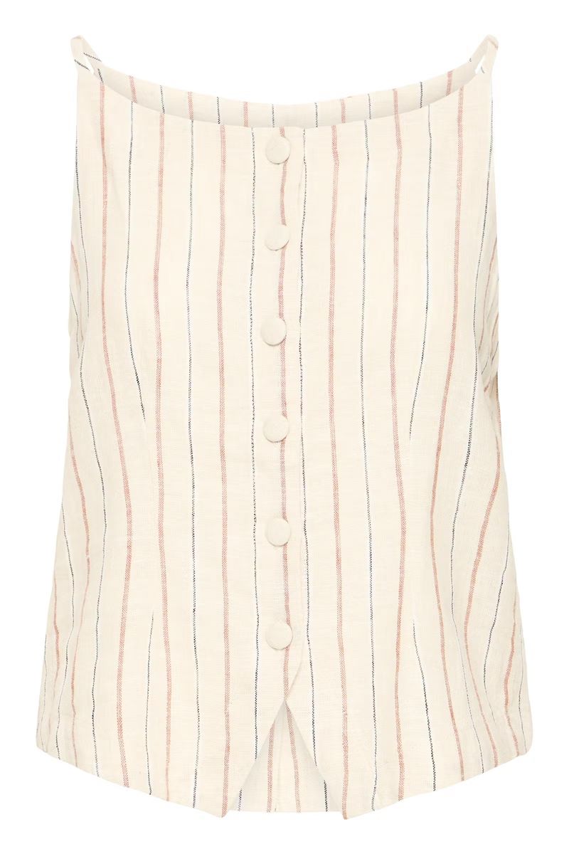 Linno Stripe Vest Ichi