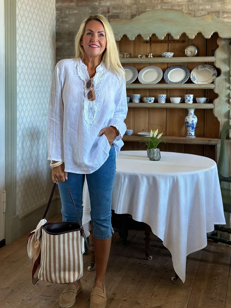 Attitude Linen Blouse Reunion