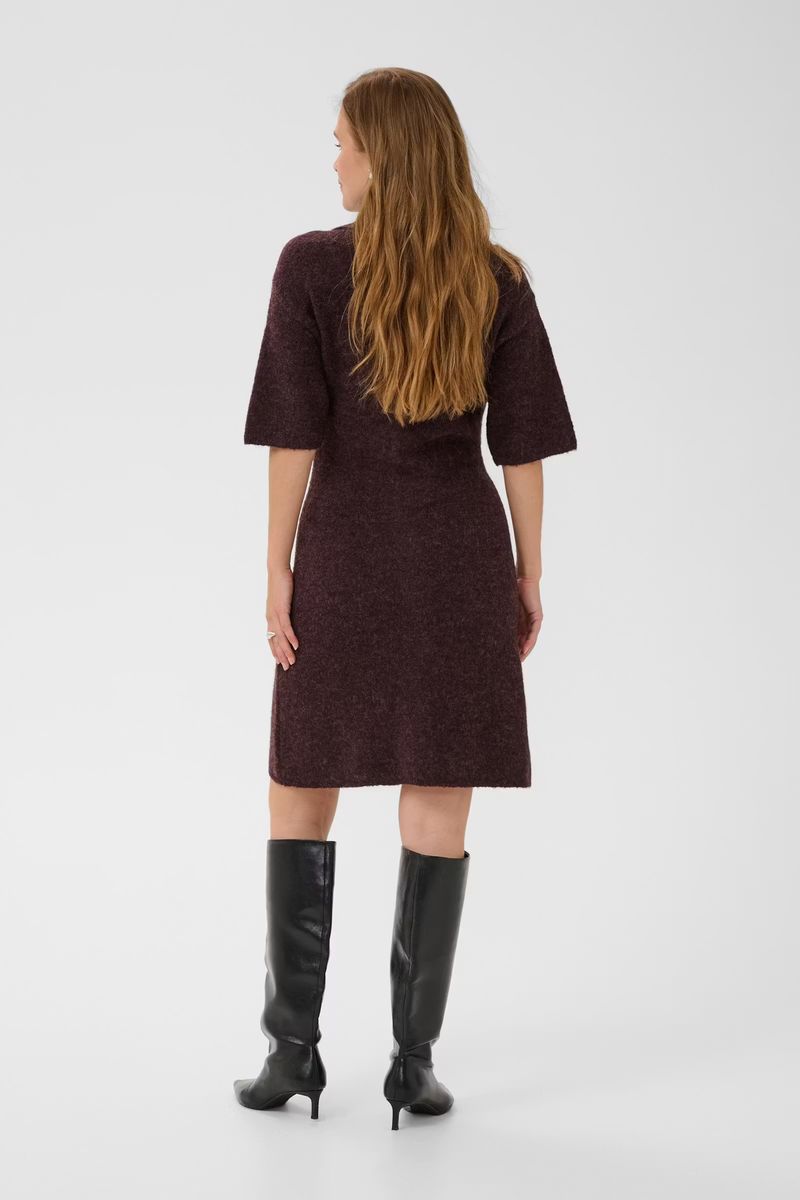 Signe Knit Dress Kaffe