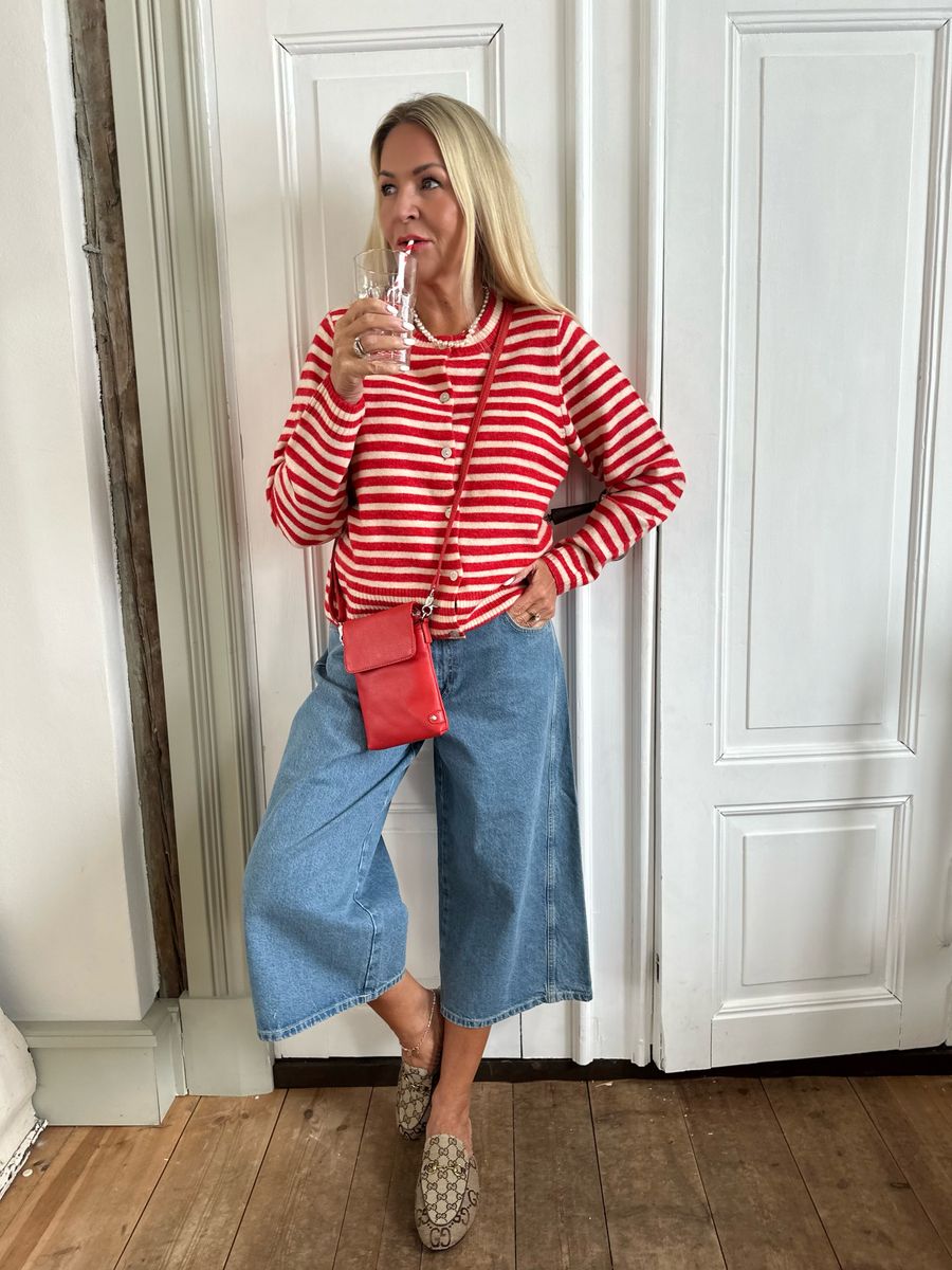 Fabienne Short Cardigan Peppercorn