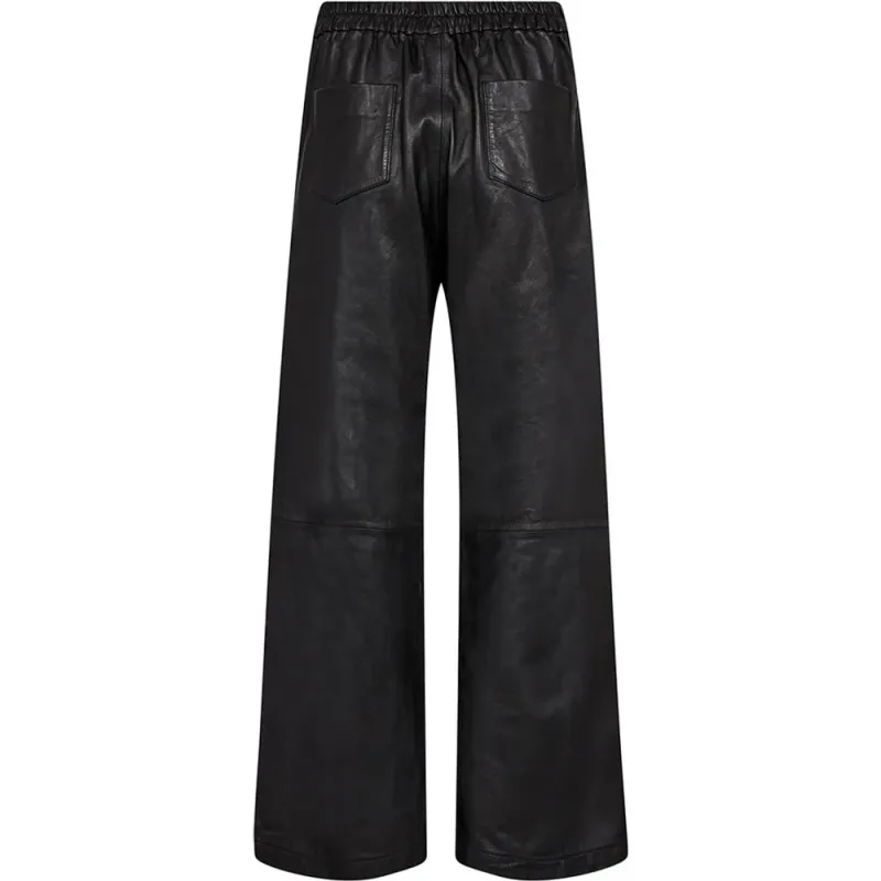 Mia Loose Leather Pant Depeche