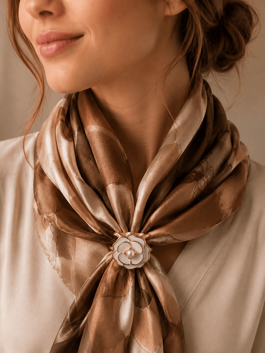 Scarf Ring Flower