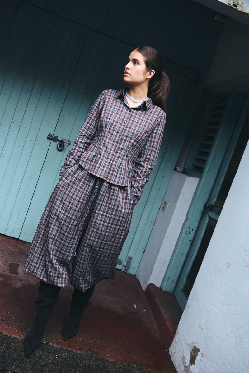Fanty Check Balloon Pant Ichi