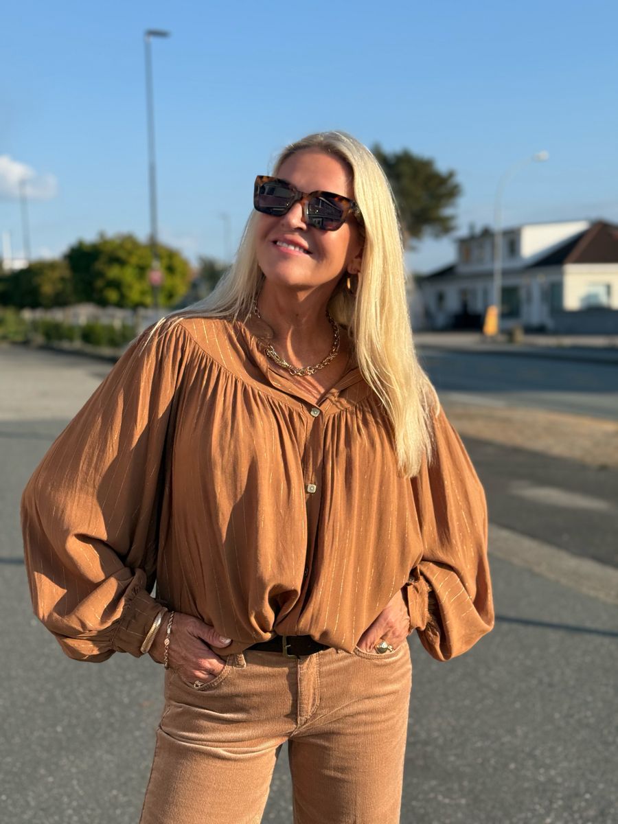 Golden Stripe Blouse