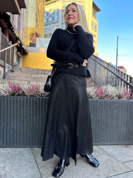 Hovedbilde Darina Long Leather Skirt Depeche