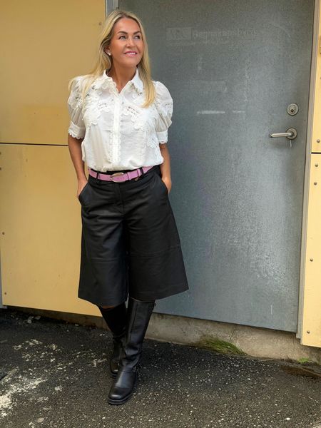 Hovedbilde Leather Shorts Petra Fit Coster Copenhagen 