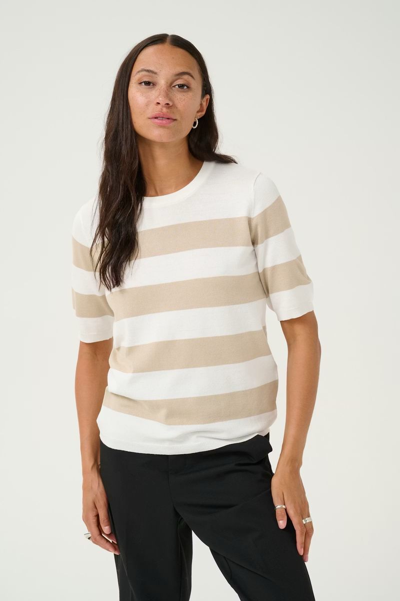 Lizza Striped Knit Kaffe